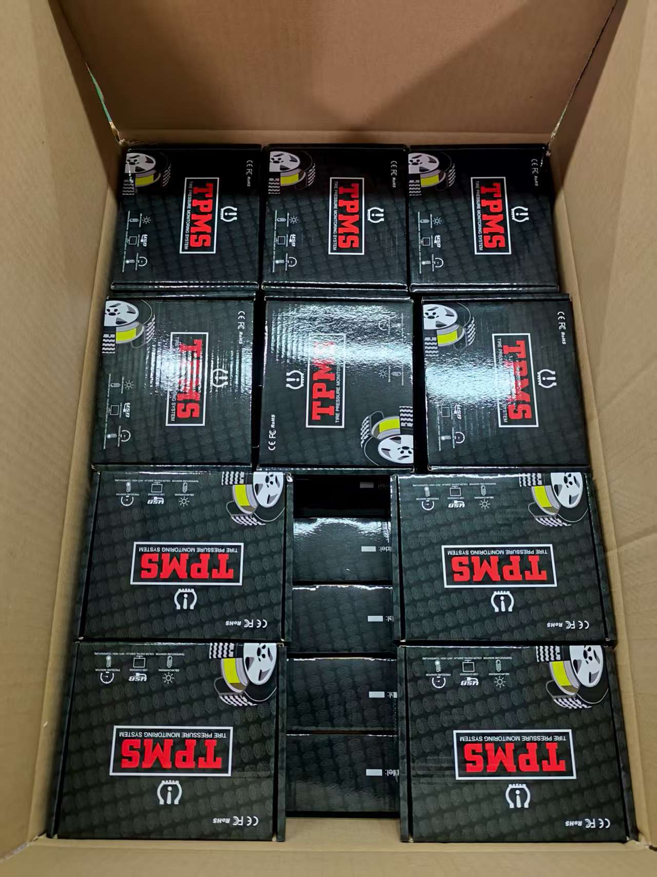 Car Tire Pressure Monitor Wireless Built-In and External Tire Pressure Detector Intelligent Monitoring Tpms Manufacturer Wholesale