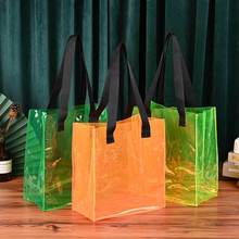 塑料果冻包定制透明pvc手提袋时尚广告用品收纳购物礼品袋日定做