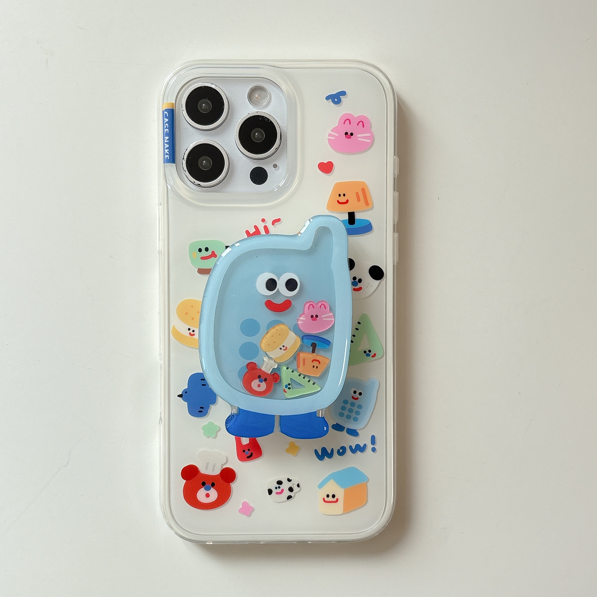 Divertido sentido avanzado de dibujos animados adecuado para Apple 15ProMax funda para teléfono móvil 16Pro pareja 14/13 nuevo nicho de 16PM