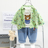 Shirt for boys, sleeves, spring children's set, children's clothing, wholesale