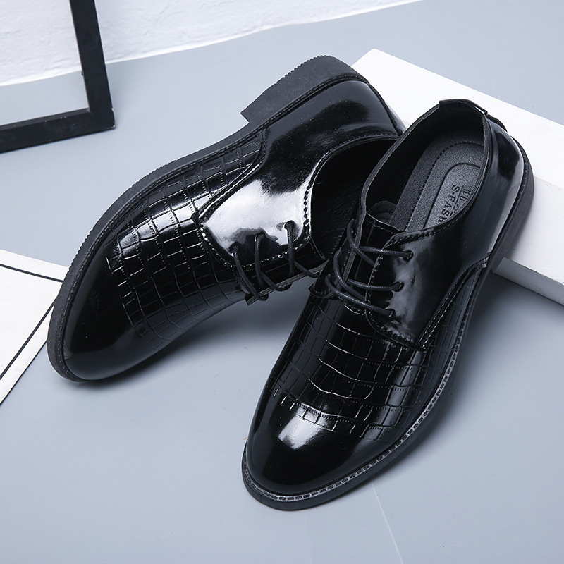 Spring and Autumn Leather Shoes Men's Korean Style British Fashionable Shoes Men's Leather Shoes Casual Breathable Business Dress Leather Shoes Men's Leather Shoes Spring and Autumn Leather Shoes Men's Korean Style British Fashionable Shoes Men's Leather Shoes Casual Breathable Business Dress Leather Shoes Men's Leather Shoes
