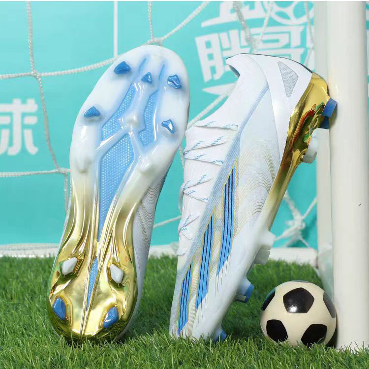 莆田x 23夏の新型サッカーシューズ白月金長釘AG男女砕釘TF成人35-45ヤード|undefined