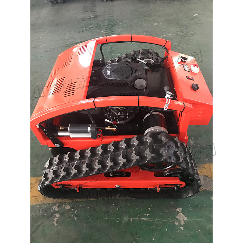 7.5马力汽油遥控式割草机 履带林业剪草机 农场生态园开荒除草机