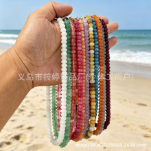 �W�������ׁ���Ȼʯ��P��8X6mm����̿�Ůʿ���䲻�P����r��