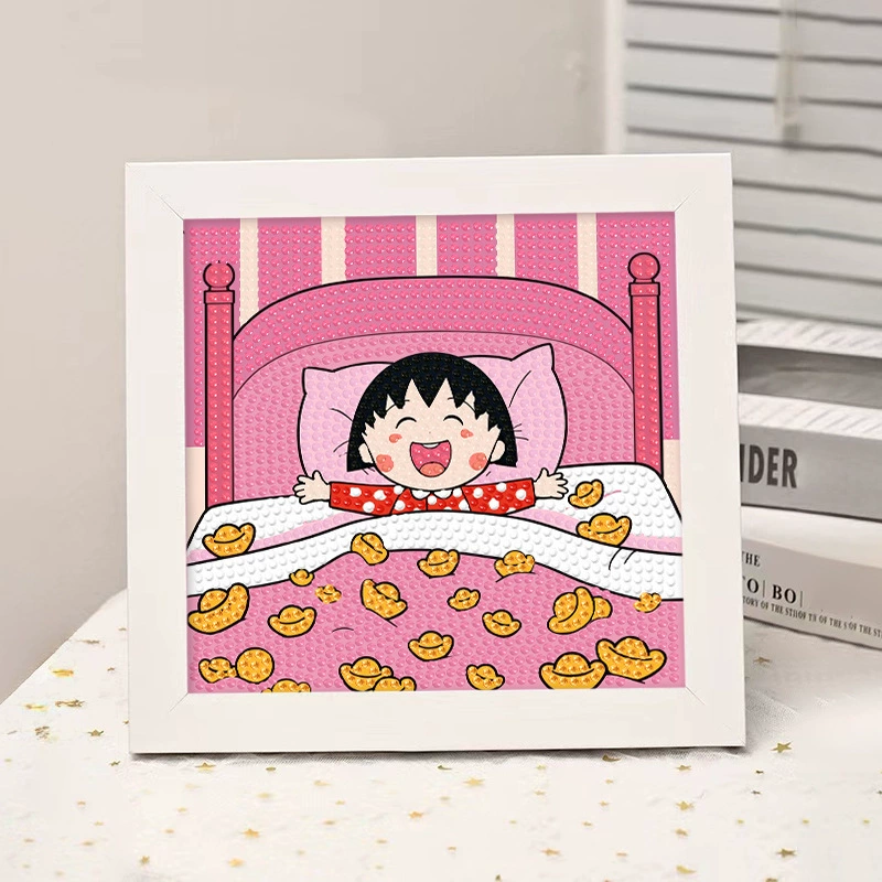 Набор для алмазной вышивки (Sanrio) Пикачу в раме, 17×17 см, комплект для полного стежка DIY