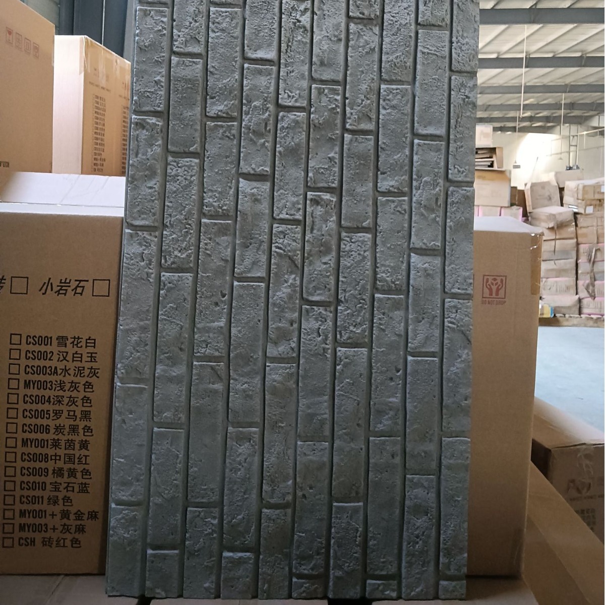 Ladrillo cultural personalizado PU ligero ladrillo rojo ladrillo de pared ladrillo azul antiguo pared de pared de piedra de apilamiento estilo industrial piedra cultural antigua