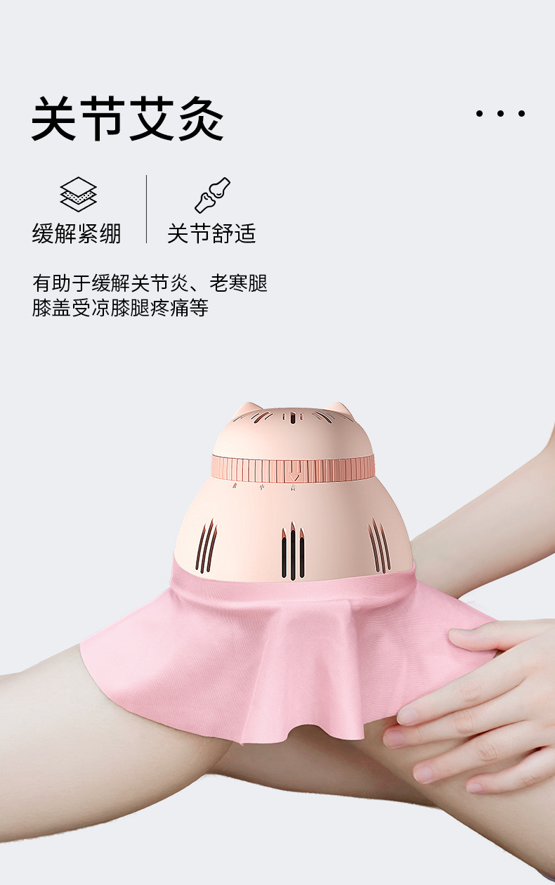 Portable Moxibustion Box for Home Warm Abdominal Heat Therapy with 24 Aged Moxa Sticks and 2 Smoke Filters quality and texture