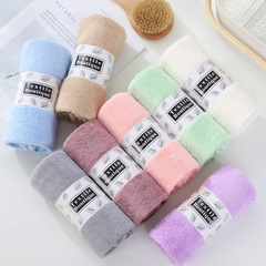 High-density coral velvet face towels, water-absorbent, pure polyester, wholesale 35*75, daily necessities, supermarket, labor protection, gifts, face towels