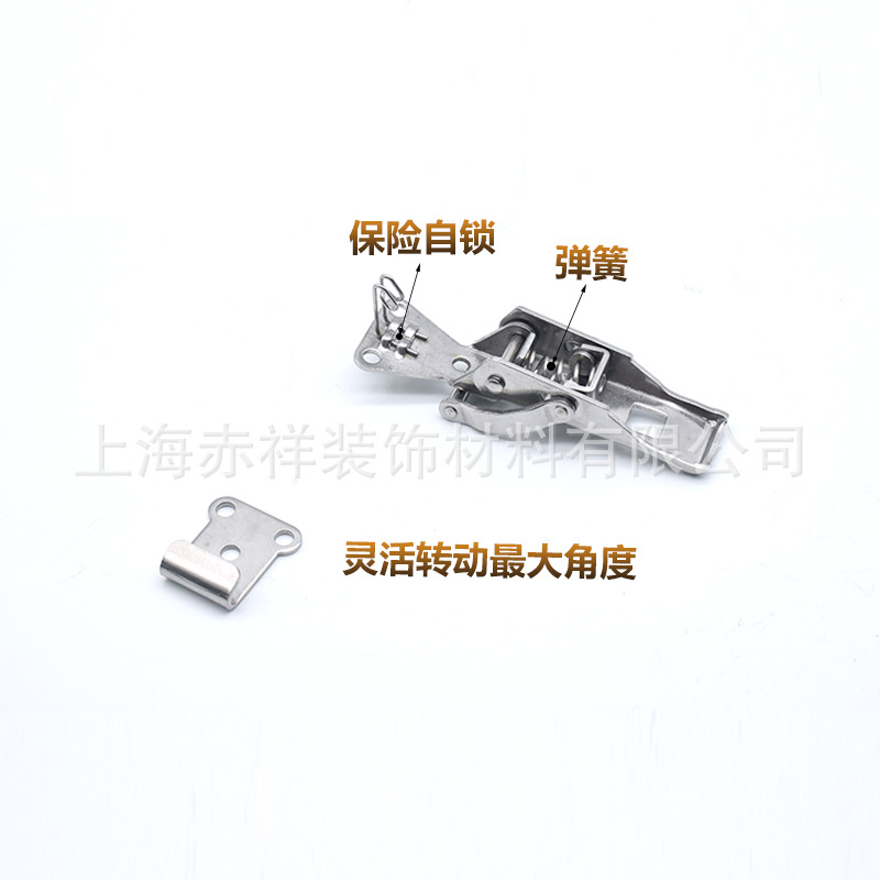 304不锈钢机械设备锁扣 卡扣 过滤桶五金工业自锁保险搭扣箱扣-阿里巴巴