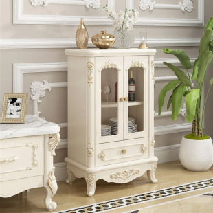 Small Wine Cabinet Modern Simple Solid Wood Wine Cabinet Entrance Storage Kitchen Cabinet Storage Cabinet Tv Side Cabinet Wine Cabinet