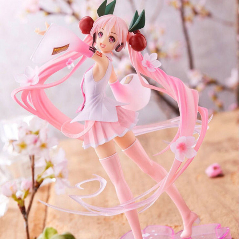 初音未来手办樱花公主殿下美少女玩偶模型周边车载摆件礼物玩具|undefined
