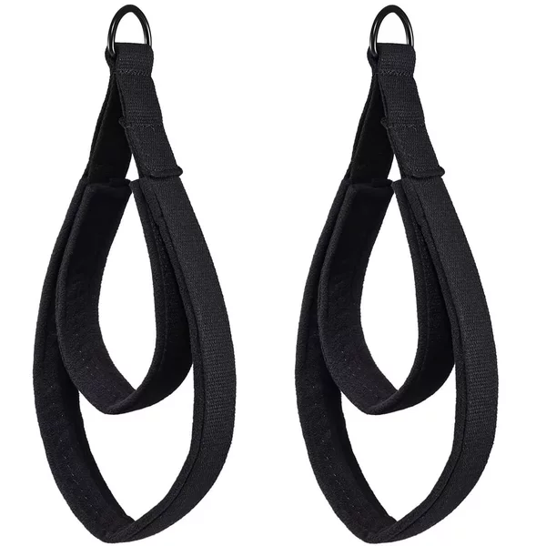 Cross-border best-selling Pilates accessories: foot straps, yoga handle parts, core training yoga bed foot pedals, cotton double loop straps