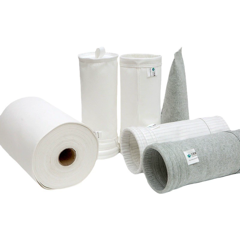 Средняя температура с покрытием полиэфирной иглы чувствовал цедильный мешок цементный завод головка печи антистатический уголь шлифовальный мешок ткани для удаления пыли