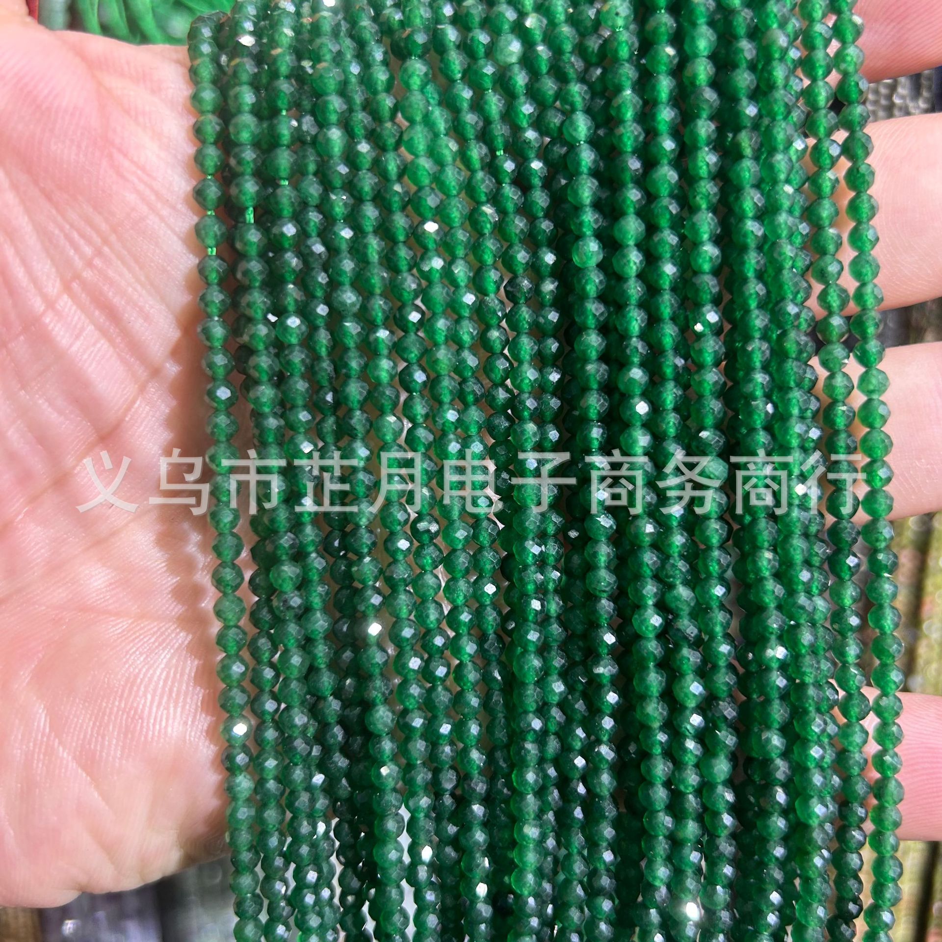 Pequeñas cuentas 2mm3mm4mm facetas todo tipo de ágata Cristal de piedra natural granos sueltos DIY joyería pulsera collar