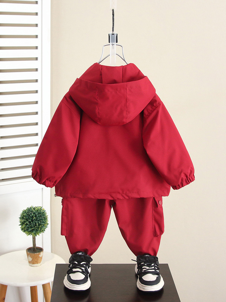 Conjunto de Ropa de Trabajo para Niños 6295, Chaqueta de Otoño para Niños, Estilo Nuevo 2026, Ropa Deportiva para Bebés a la Moda image 5