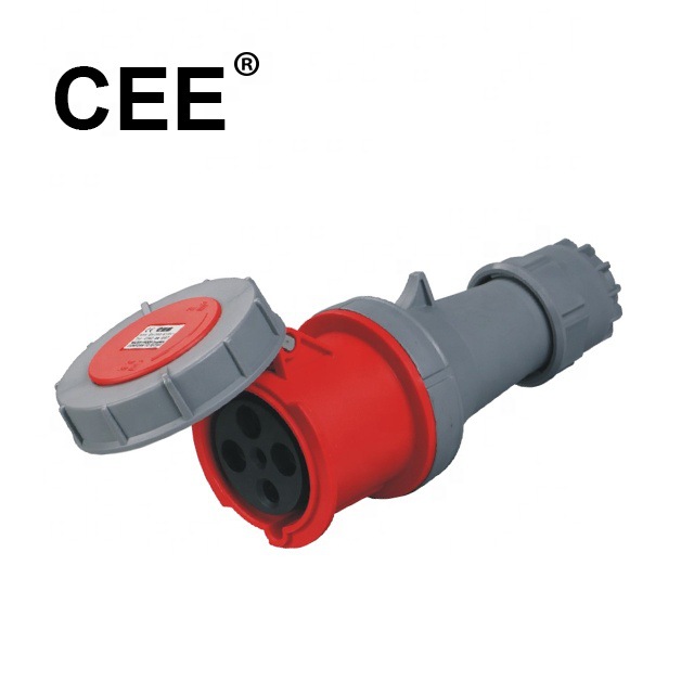 CEE-2342/2442红色4芯IP67 380-415V 63/125A工业插头插座联接器