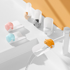 2024 New Silicone Bear Model Children's Hand Washer Multi-Faucet Available Extender Baby Hand Wash Sink