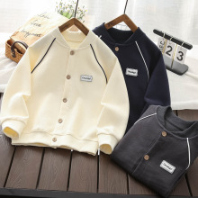 25秋季新款男童棒球服外套中大童男孩韩版休闲外套时尚男童棒球服