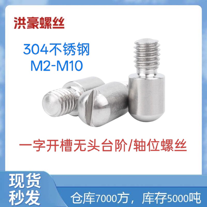 304 Stainless Steel Blackened Gb831 Slotted Headless Step/Axle Screws and Threaded Pins M2—M10V