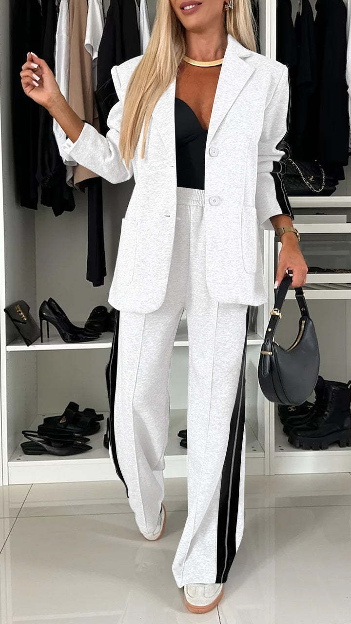 Damen Shorts Set Langarm Für Herbst Und Winter_voghion.com