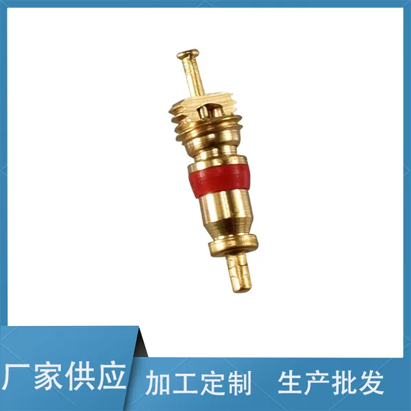 Manufacturer Supplies Car Tire Brass Valve 5V1 High Quality Pure Copper Natural Color Valve Core Car