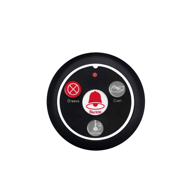 러시아어 버전 4버튼 호출기(검은색) 5개