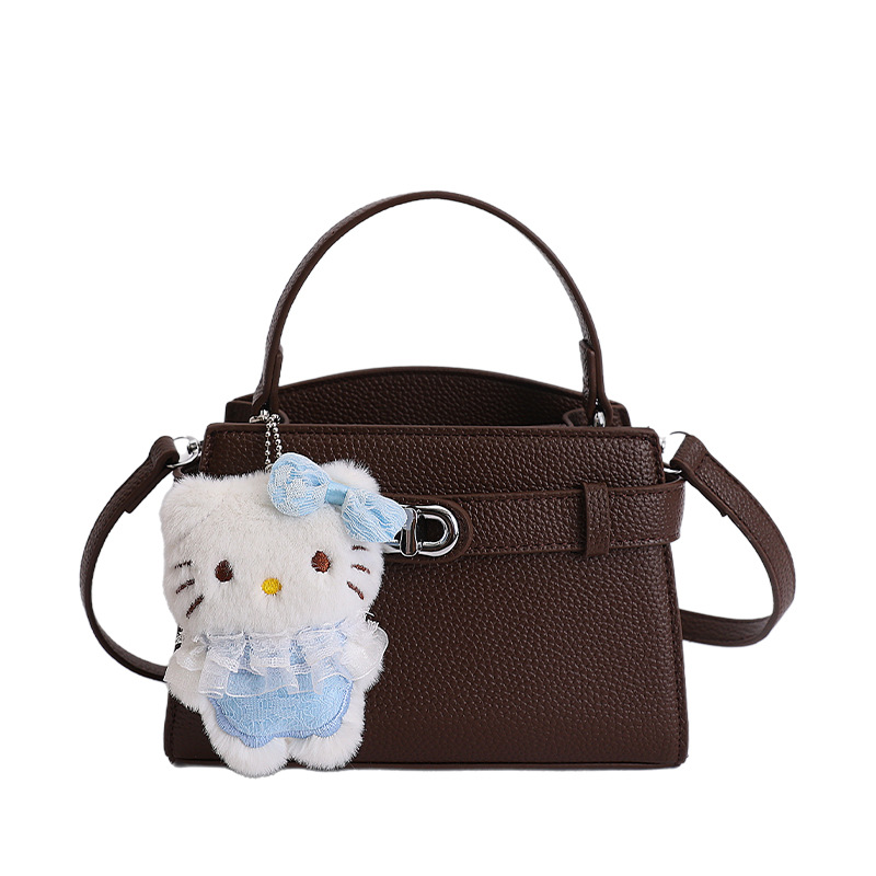 Textura de alta calidad nicho bolso de mano pequeño bolso de mujer nuevo ligeramente lujoso estampado lichi bolso Kylie bolso de mochila de estilo exterior