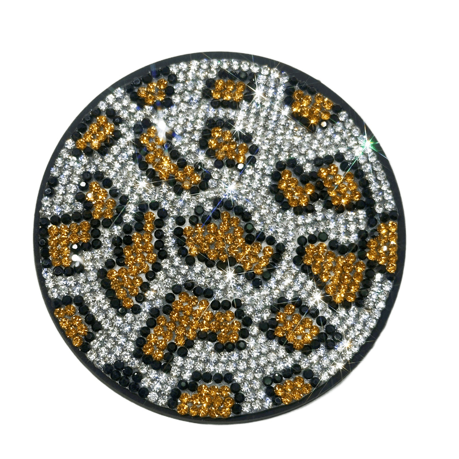 다크 브라운 표범 코스터 하나