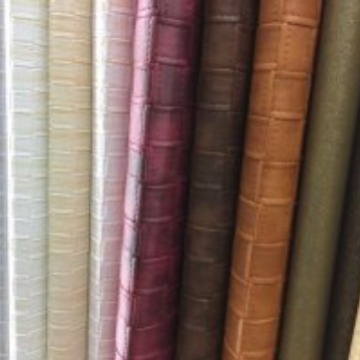 仿超纤编织格PVC皮革面料 烫金编织纹手袋拎包钱包箱包专用皮革