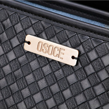 锌合金压铸手提箱包插脚铭牌金色缝线服装标帽子打孔五金电镀标牌