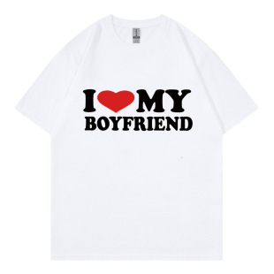 �羳���Q�Ґ��ҵ�������I LOVE MY BOYFRIEND tshirt�������m�ߴa