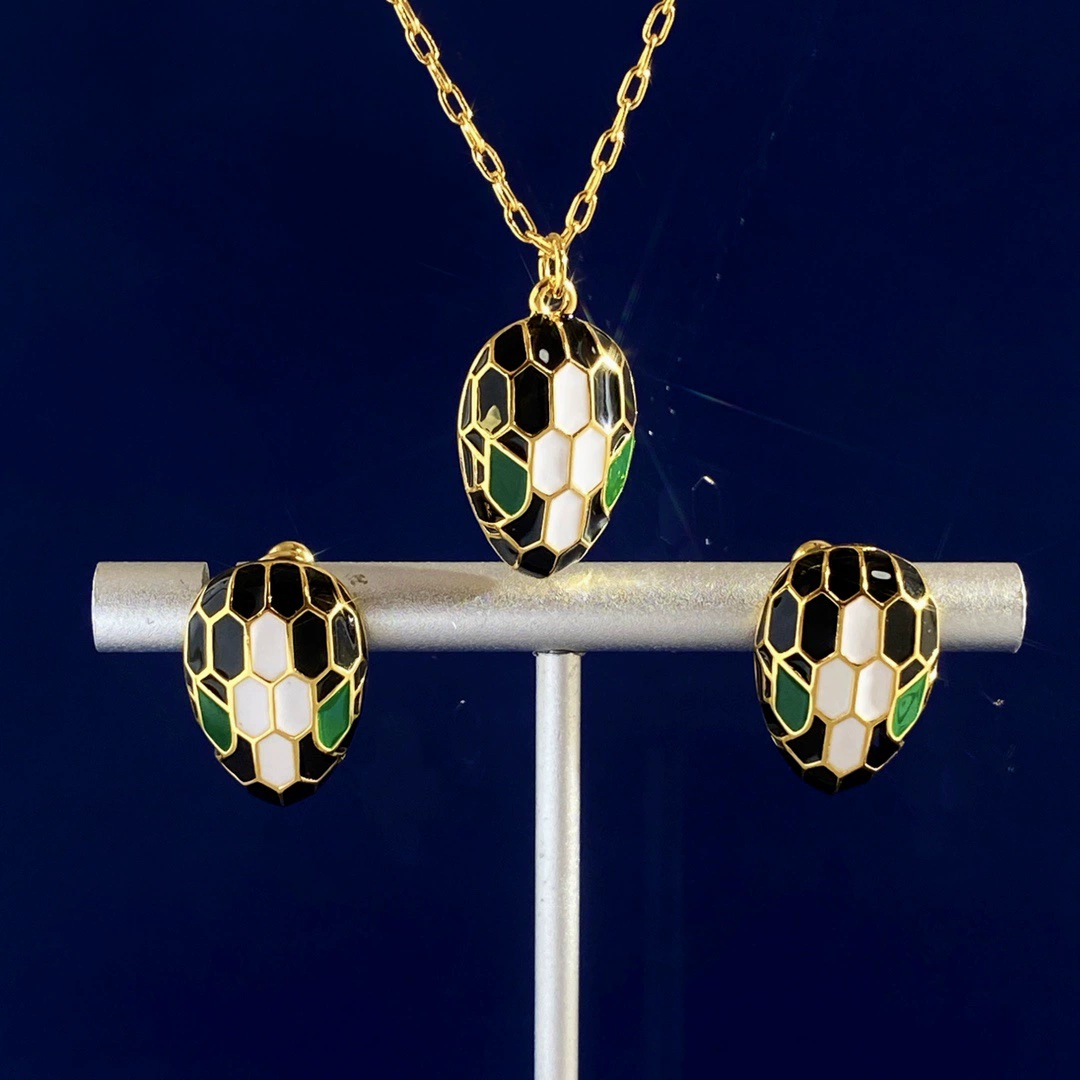 Год змеи: новое модное уникальное дизайн enamel glaze зеленые глаза голова змеи серьги цепочка, халява
