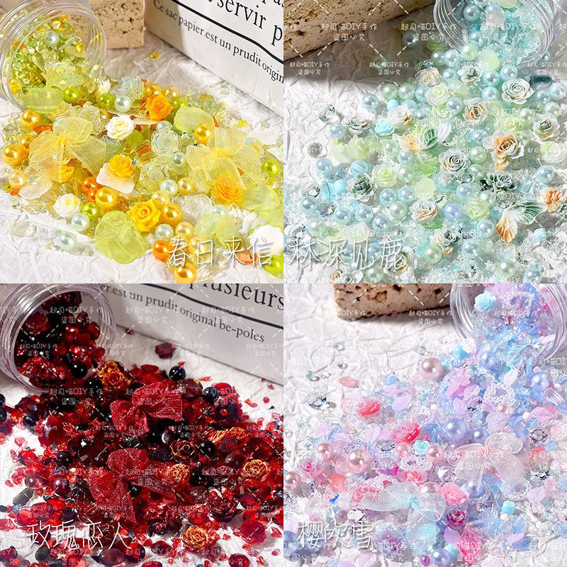 Popular High-Quality Super Fairy Card Brick DIY Material Asymmetrical Crystal Transparent Gravel Wearable Manicure Pearl Jewelry Accessories Popular High-Quality Super Fairy Card Brick DIY Material Asymmetrical Crystal Transparent Gravel Wearable Manicure Pearl Jewelry Accessories