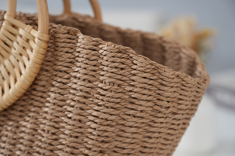 100g Weight String Closure Type Ring Handle Strap Type Straw Bag Bags Type Casual Occasion Paper Material Solid Color Pattern Spring&Summer Season Women's Gender Vacation Style Shell Shape Women's Paper Solid Color Vacation Shell String Straw Bag 无