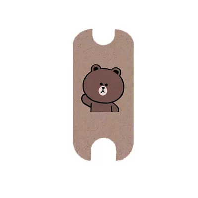 Electric vehicle foot mat Ring Electric Vehicle Foot Pad - brown-bear-dingtalk-plus-exclusive