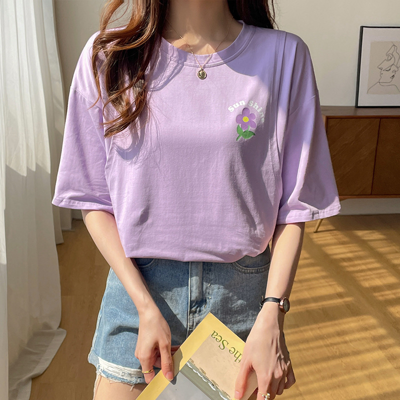 哺乳衣外出辣妈款喂奶上衣夏季浦乳衣服外穿短袖t恤夏装薄款半袖|undefined