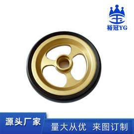轮椅配件代步推车配件运动医疗轮椅车实心pu轮胎工具车脚轮万向轮