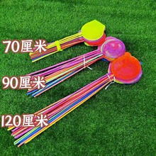儿童抄网一体杆捞鱼网150cm加长竹制捕鱼网户外蝴蝶蜻蜓龙虾捞兜