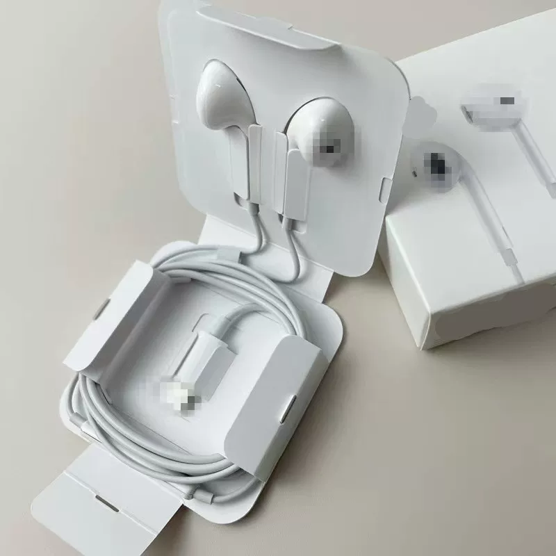 Apple совместимые оригинальные наушники для телефона с проводным управлением