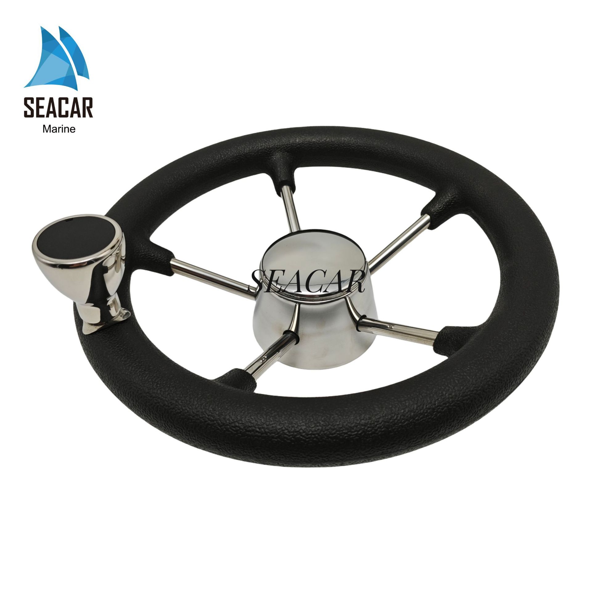 Stainless steel 304 surface cover black PC steering wheel shaft cover marine hardware accessories