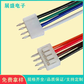 SCN2.5端子线 1332铁氟龙线 SAN2.0直针插针端子PCB板焊接线铜芯