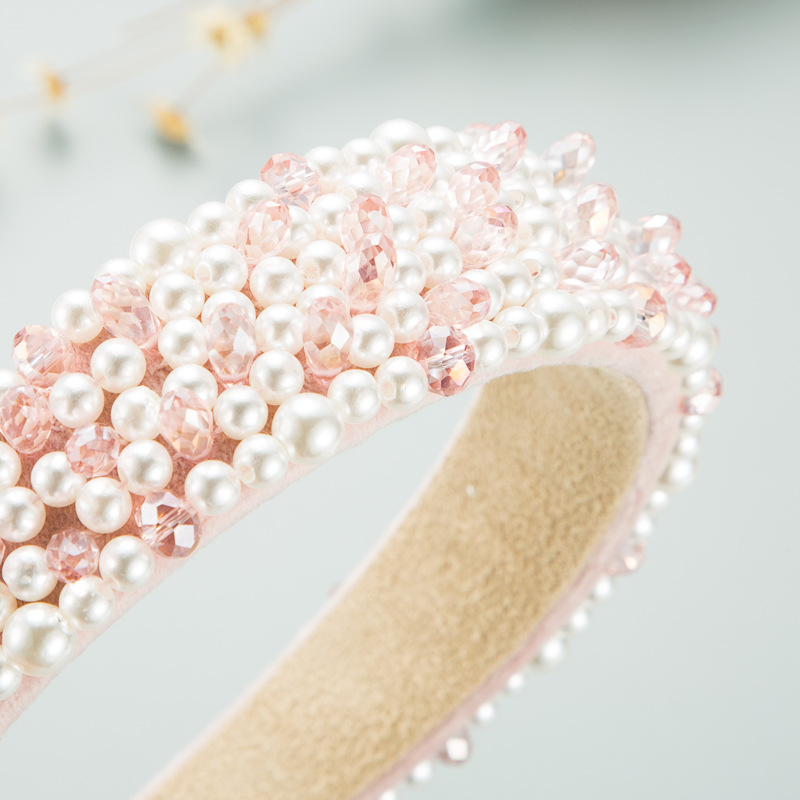 Baroque New Fashion Pearl Headband display picture 7