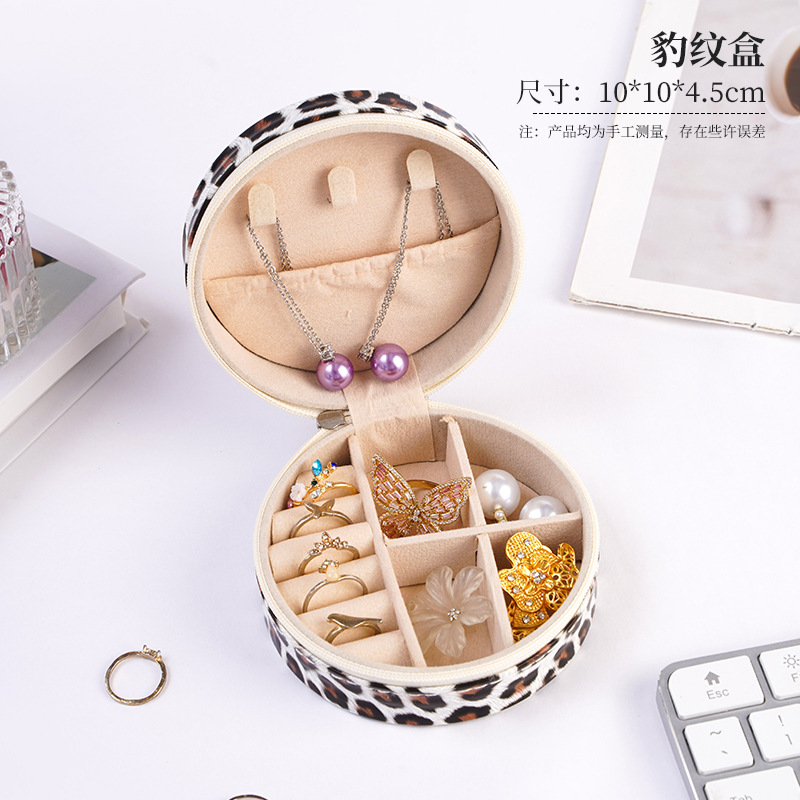 Mini caja de joyería cuadrada simple portátil, caja de anillo, pulsera, collar, pendiente, caja de almacenamiento, caja de joyería exquisita de alta gama