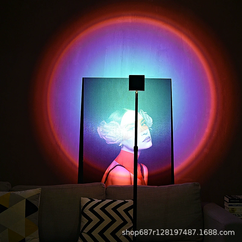 П Floor lamp, lights with projector for living room, internet celebrity