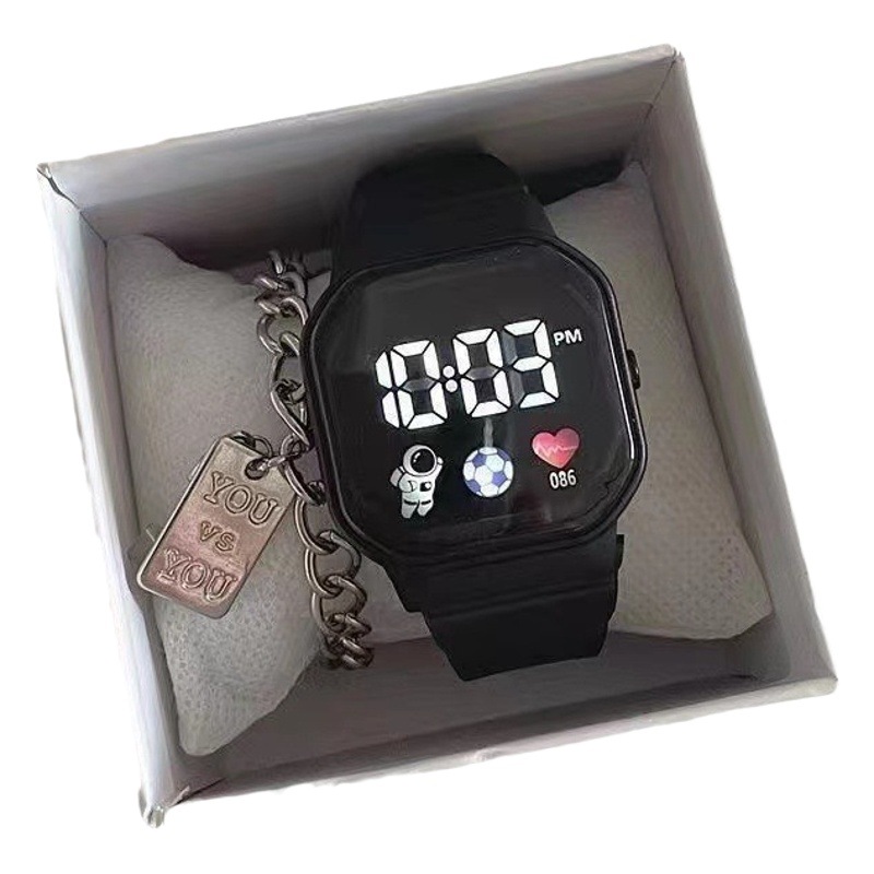 Science and technology sense watch female campus high value student party simple fashion niche design unicorn electronic watch wholesale