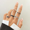 Ring, retro set, advanced accessory, European style, wholesale