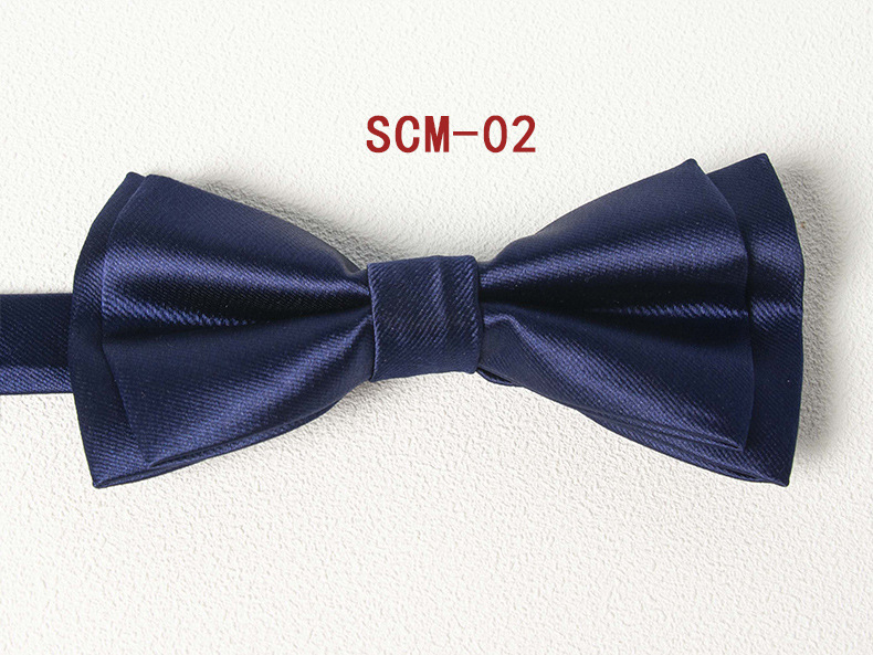 Spot venta al por mayor, pajarita para hombres, ropa formal, moda coreana, novio, padrino, lazo negro sólido