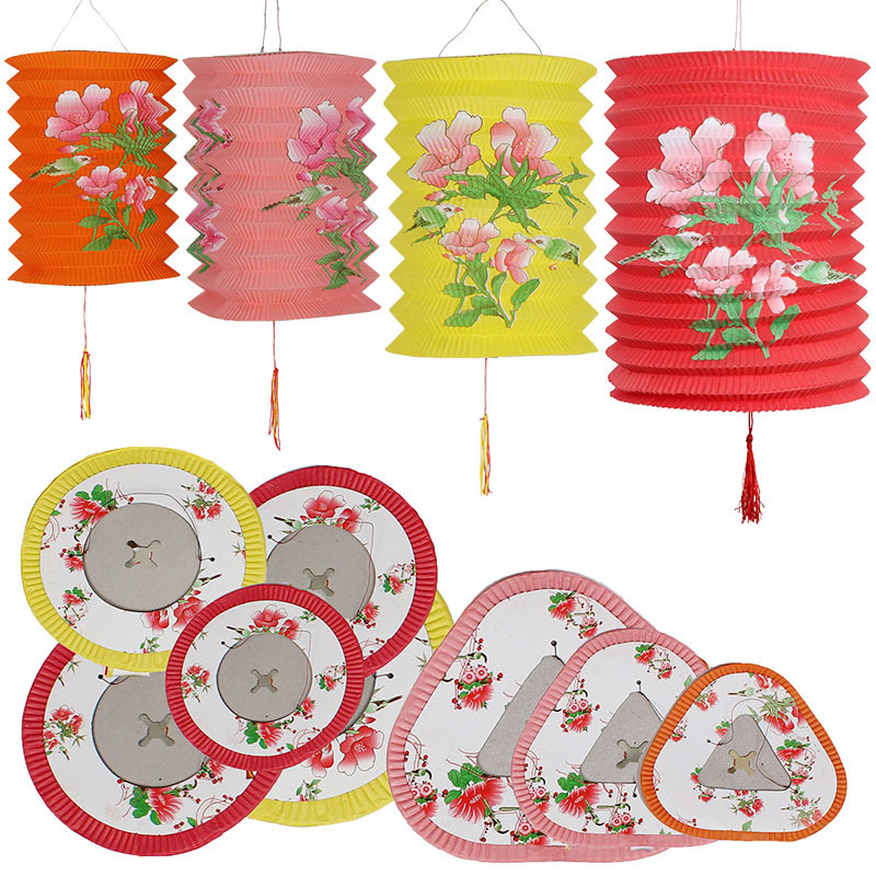 Mid-Autumn Festival Decoration Traditional Organ Foldableing Paper Lantern Flower Cartoon Kidsren's Satchel Led Luminous Small Lantern Mid-Autumn Festival Decoration Traditional Organ Foldableing Paper Lantern Flower Cartoon Kidsren's Satchel Led Luminous Small Lantern
