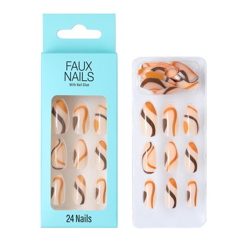 24 Pieces of New French Style Fake Nails 2022 Export Adult Fake Nails Nail Patches 24 Pieces of New French Style Fake Nails 2022 Export Adult Fake Nails Nail Patches