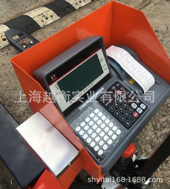 丹东市2.5吨叉车称不锈钢防水移动式液压叉车称